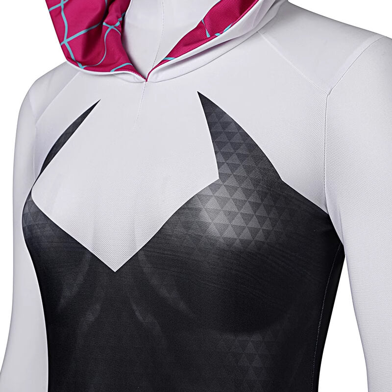 Gwen Stacy Into the Spider Verse Outfit Spiderman Gwen Stacy Suit Jumpsuit - Image 6