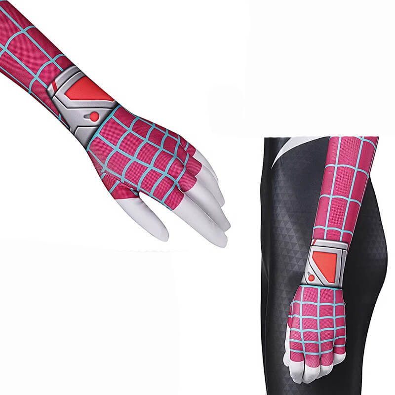 Gwen Stacy Into the Spider Verse Outfit Spiderman Gwen Stacy Suit Jumpsuit - Image 9