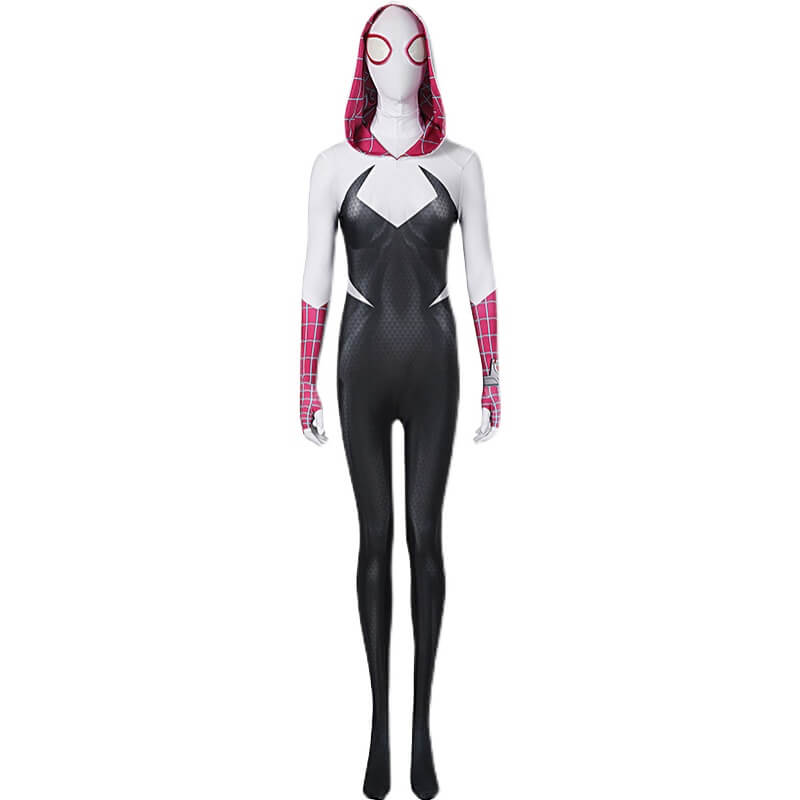 Gwen Stacy Into the Spider Verse Outfit Spiderman Gwen Stacy Suit Jumpsuit - Image 2