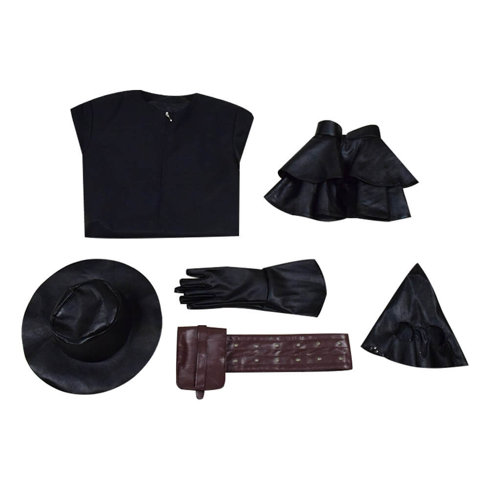 Halloween Plague Doctor Costume Outfit Cosplay Beak Mask Hat - Image 18