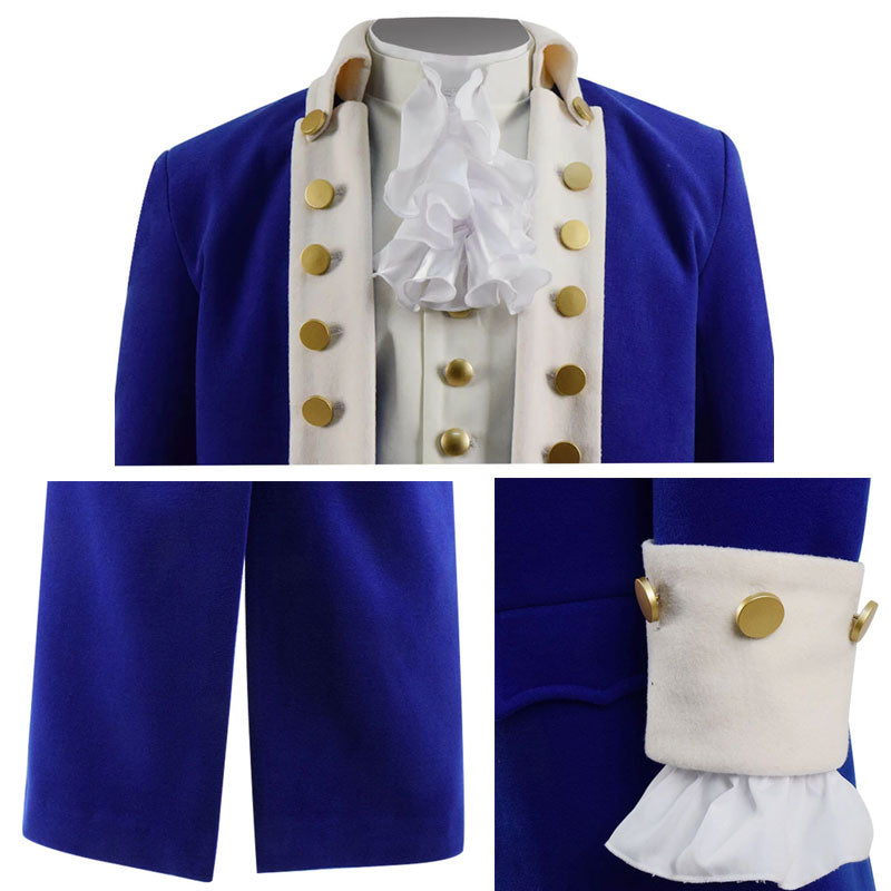 Hamilton Aaron Burr Cosplay Costume Stage Costume Suit for Show Alexander Hamilton - Image 8