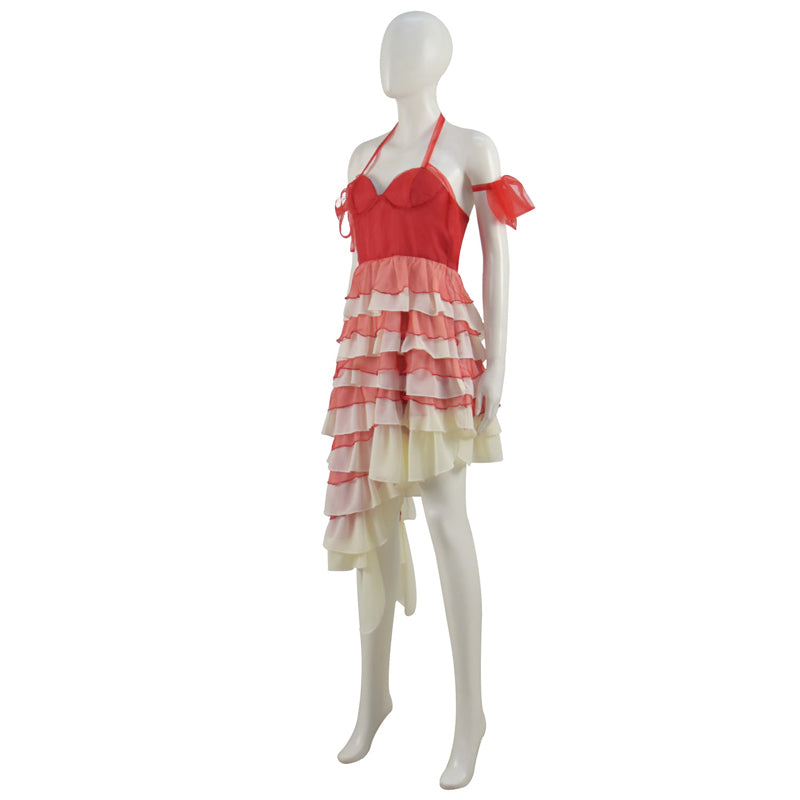 Harley Quinn Red Dress Plus Size The Suicide Squad 2 Cosplay Costumes - Image 4