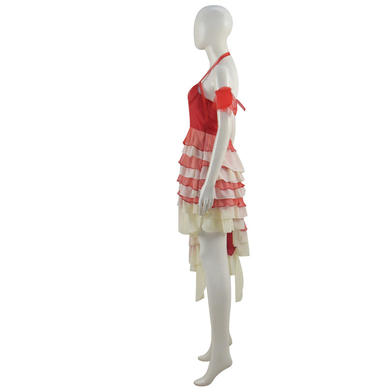 Harley Quinn Red Dress Plus Size The Suicide Squad 2 Cosplay Costumes - Image 5