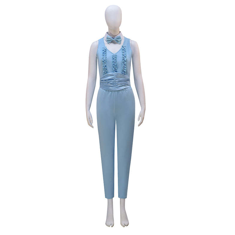 Dumb and Dumber Cosplay Costume Harry Dunne Blue Suit Halloween Outfit For Women - Image 6