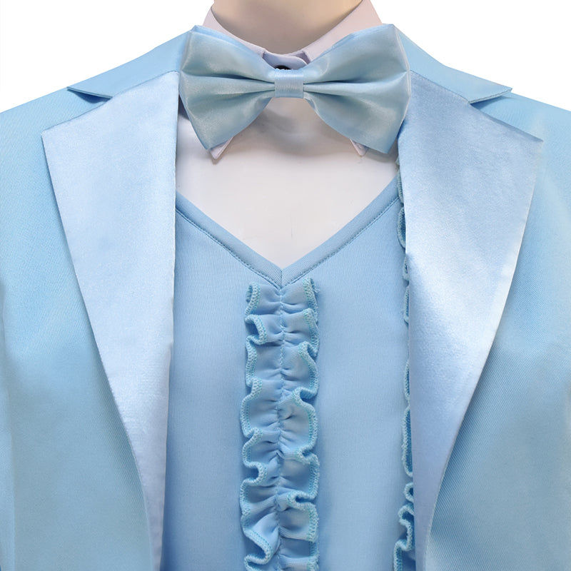 Dumb and Dumber Cosplay Costume Harry Dunne Blue Suit Halloween Outfit For Women - Image 7