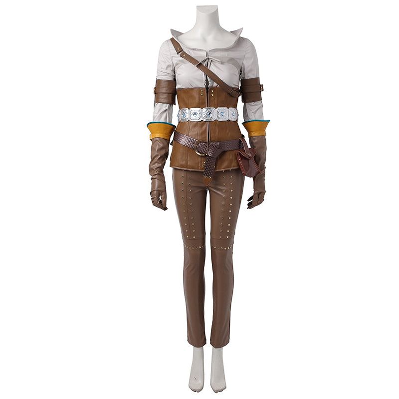 The Witcher 3: Wild Hunt Cirilla Cosplay Costume Halloween Outfit - Image 3