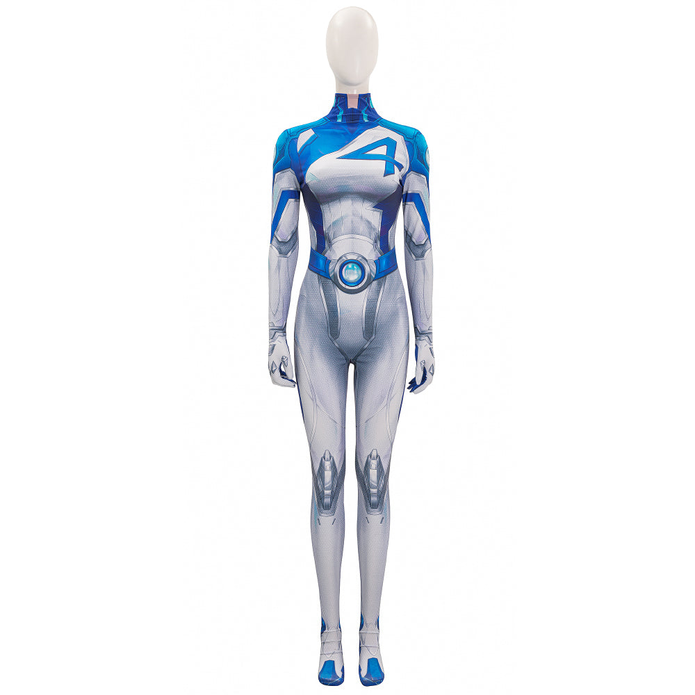 The Fantastic 4 Marvel Rivals Sue Storm Jumpsuit Cosplay Costume Invisible Woman - Image 2