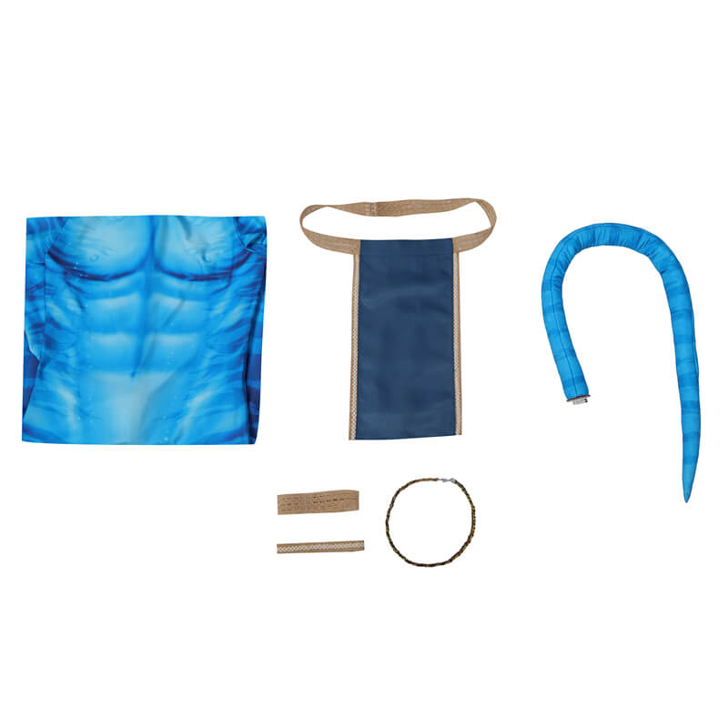 Avatar 2 The Way of Water Jake Sully Costumes 40D Polyester Cosplay Suit - Image 3