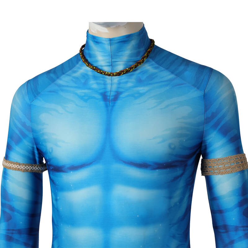 Avatar 2 The Way of Water Jake Sully Costumes 40D Polyester Cosplay Suit - Image 6