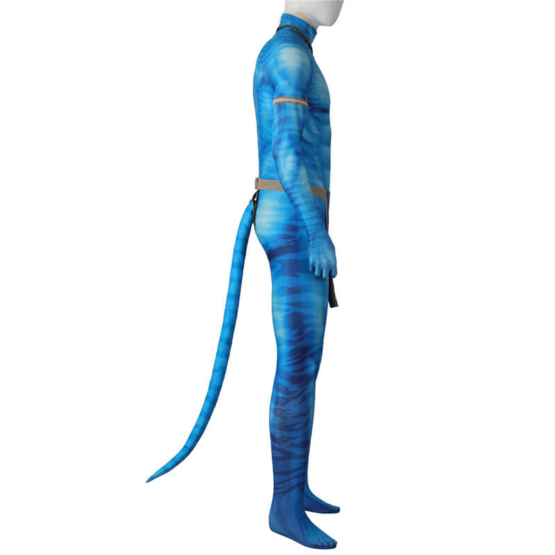 Avatar 2 The Way of Water Jake Sully Costumes 40D Polyester Cosplay Suit - Image 5