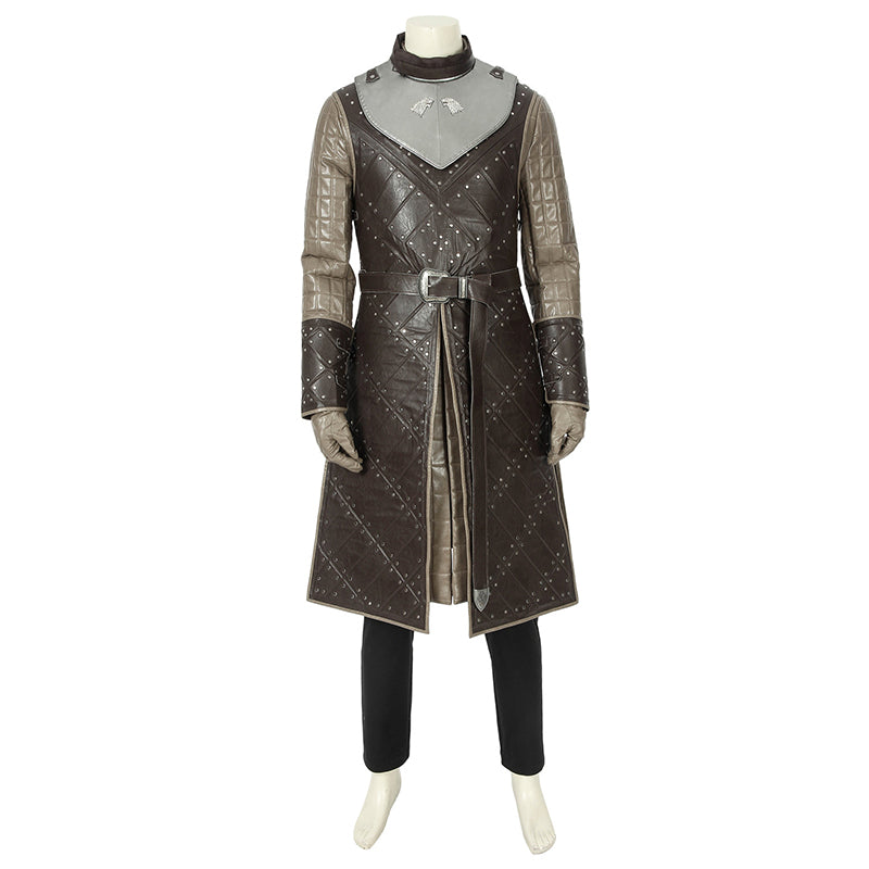Jon Snow Premium Suit Game of Thrones Season 8 Cosplay Costume Halloween Outfits - Image 8