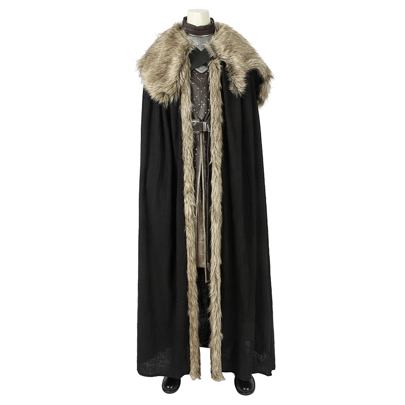 Jon Snow Premium Suit Game of Thrones Season 8 Cosplay Costume Halloween Outfits - Image 3