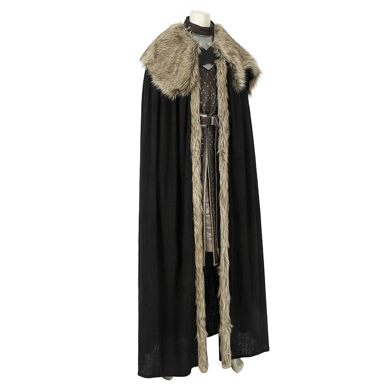 Jon Snow Premium Suit Game of Thrones Season 8 Cosplay Costume Halloween Outfits - Image 6