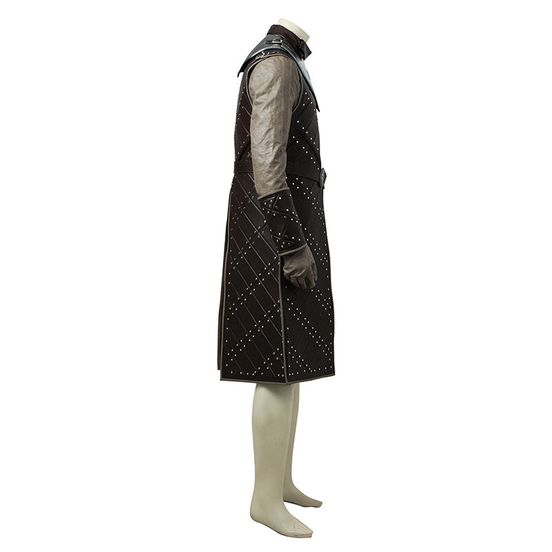 Game of Thrones Season 7 Jon Snow Cosplay Costume Halloween Party Outfits - Image 4