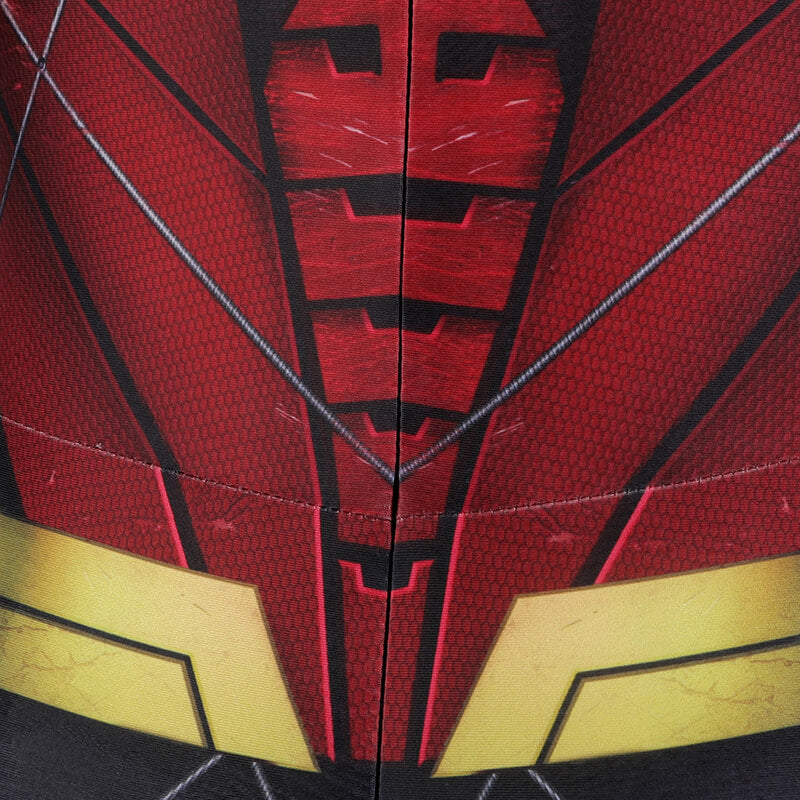 Justice League Barry Allen The Flash Bodysuit with Mask Barry Allen Flash Costume - Image 11