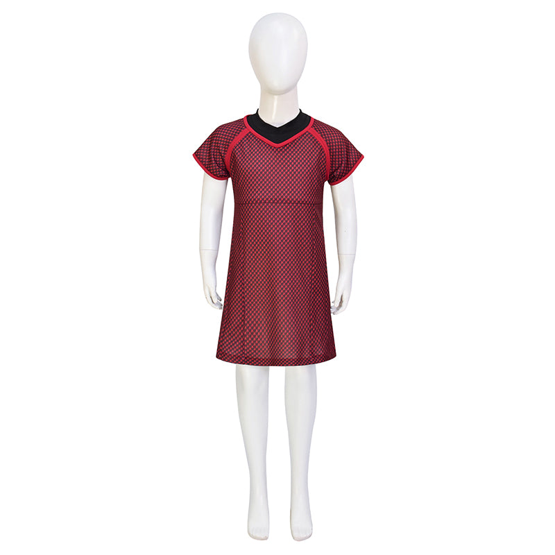 Carol Marcus Red Dress Kids Star Trek Into Darkness Cosplay Costume Halloween Suit - Image 2