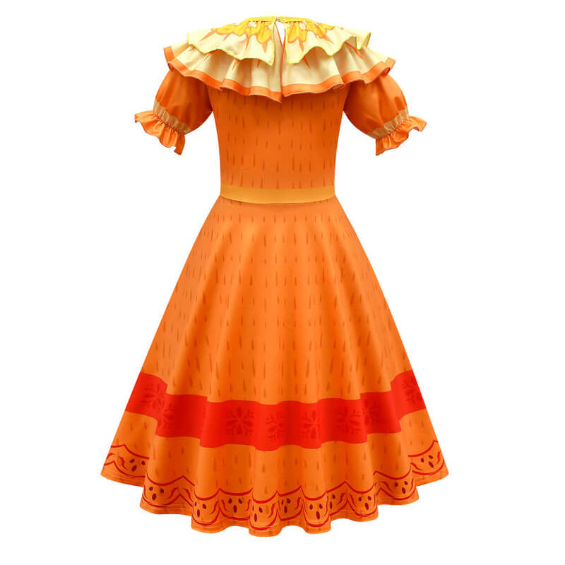 Kids Encanto Pepa Madrigal Cosplay Dress Girls Encanto Pepa Costumes Halloween Dress Up - Image 5