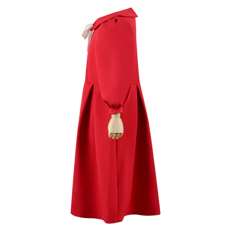 Orphan First Kill Red Dress 2022 Kids Esther Albright Dress Cosplay Costume - Image 4