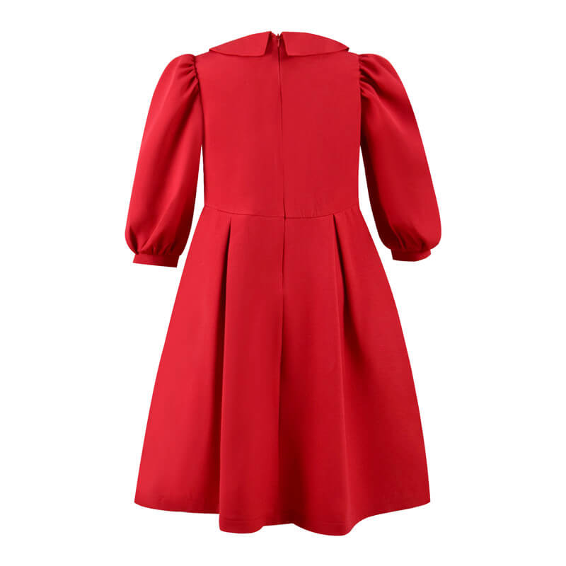 Orphan First Kill Red Dress 2022 Kids Esther Albright Dress Cosplay Costume - Image 5