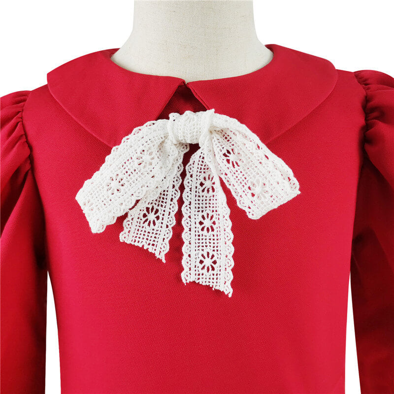 Orphan First Kill Red Dress 2022 Kids Esther Albright Dress Cosplay Costume - Image 6