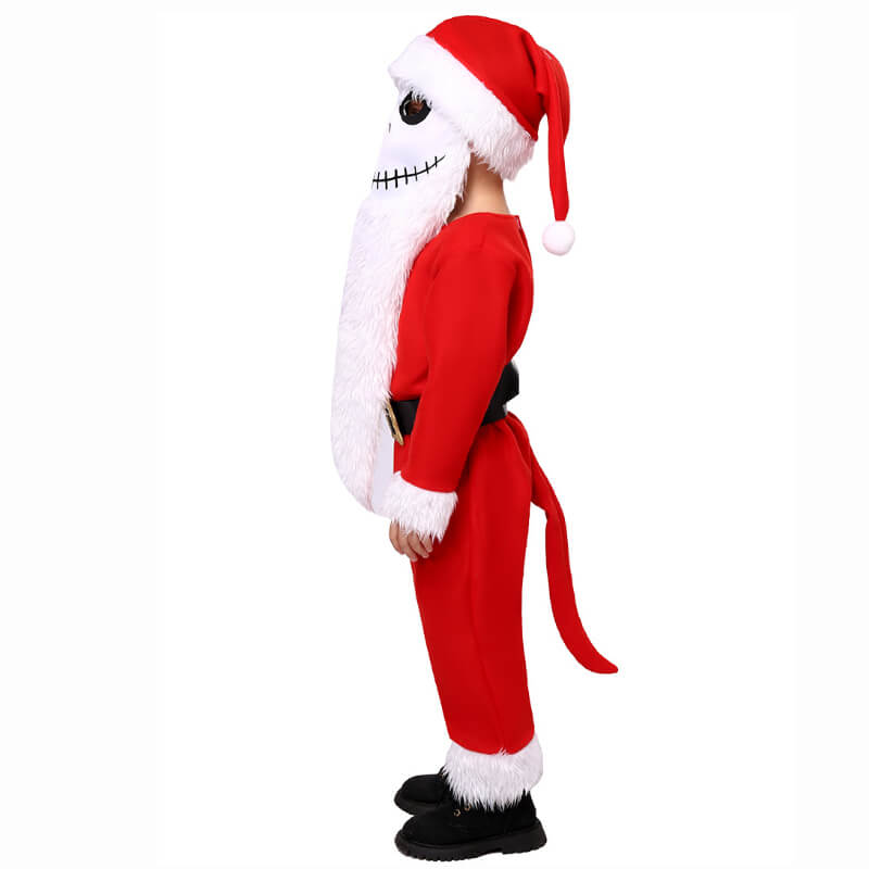 Adults Kids Jack Skellington Santa Claws Costume The Nightmare Before Christmas Mask with Hat - Image 10
