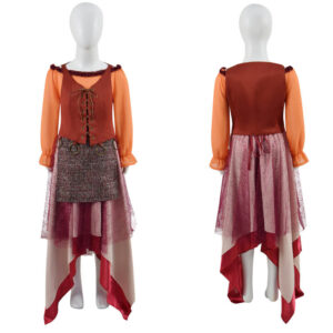 Kids Mary Sanderson Costumes Hocus Pocus Cosplay Halloween Carnival Cosplay Dress