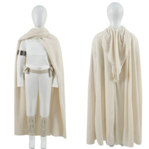 Kids Padme Amidala Costume Outfits Star Wars Padme Cosplay White Battle Outfit