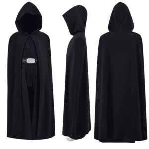 Kids Star Wars Anakin Skywalker Cosplay Outfit Boys Black Robe Halloween Costume