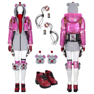 Wattson Kupo Power Suit Apex Legends Final Fantasy Wattson Cosplay Costume Halloween Outfit