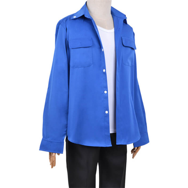 Langa Cosplay SK8 the Infinity SK∞ Uniform Blue Cosplay Costume - Image 5