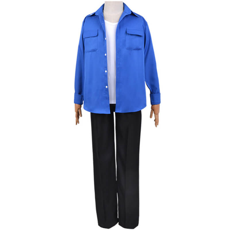 Langa Cosplay SK8 the Infinity SK∞ Uniform Blue Cosplay Costume - Image 2