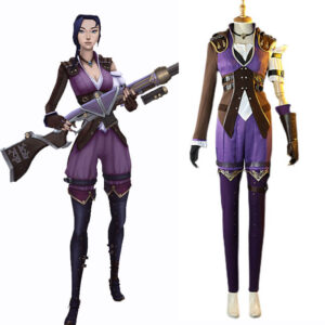 League of Legends Arcane Caitlyn Cosplay Costumes LOL Caitlyn Halloween Outfit