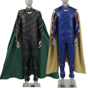 Thor 3 Ragnarok Loki Outfit Halloween Cosplay Costumes Cloak Adults