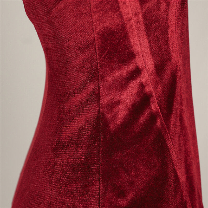 2023 Love Actually Christmas Costume Dress with Cape Adults - Image 14