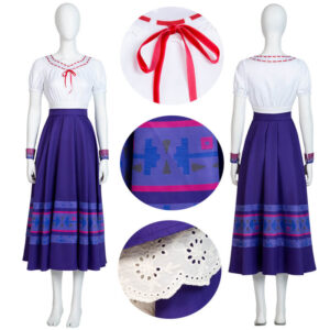 Luisa Encanto Costume Adults Luisa Madrigal Dress Cosplay Costumes for Halloween