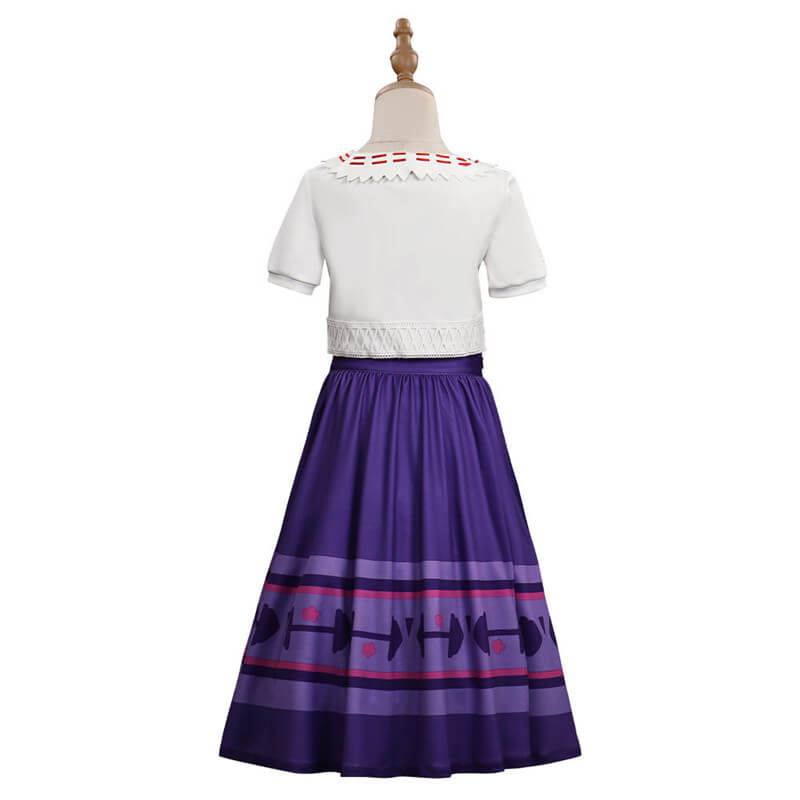 Luisa Encanto Costume Kids Girls Luisa Madrigal Cosplay Dress Outfit - Image 6