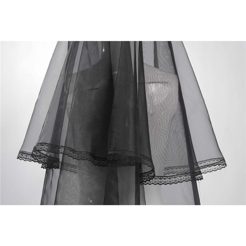 Lydia Deetz Black Dress Beetlejuice Lydia Cosplay Costume Halloween Party Suit - Image 5