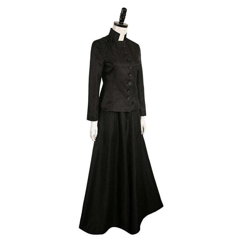 Beetlejuice Lydia Black Style Cosplay Halloween Party Costume - Image 3