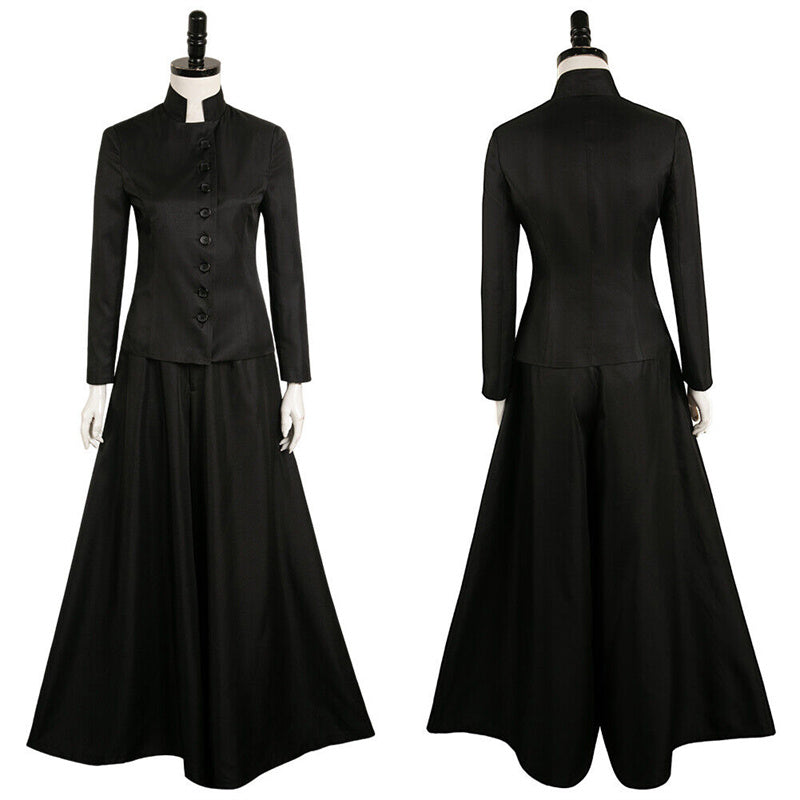 Beetlejuice Lydia Black Style Cosplay Halloween Party Costume - Image 4
