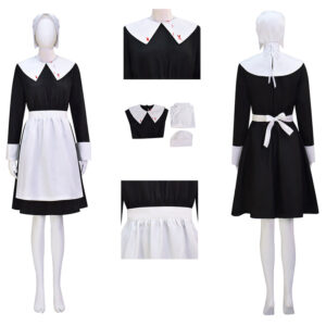 Maxin Farm Maid Cosplay Costume Full Set Halloween Party Suit