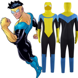 Invincible Cosplay Mark Grayson Superhero Costume Cosplay Bodysuit