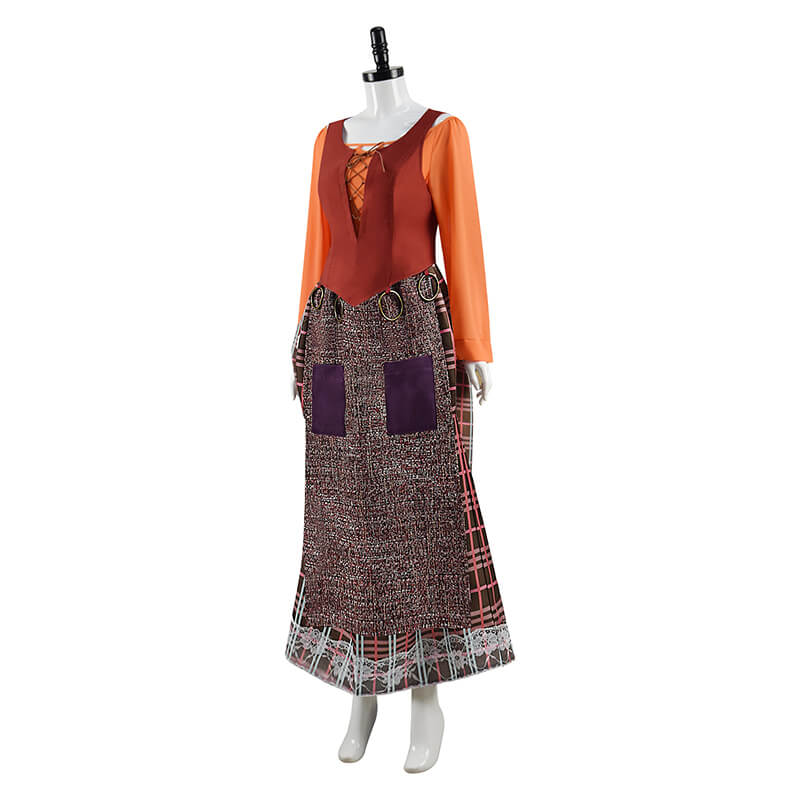 Mary Sanderson Costumes Hocus Pocus 2 Halloween Cosplay Costumes - Image 3