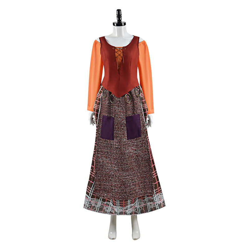 Mary Sanderson Costumes Hocus Pocus 2 Halloween Cosplay Costumes - Image 2