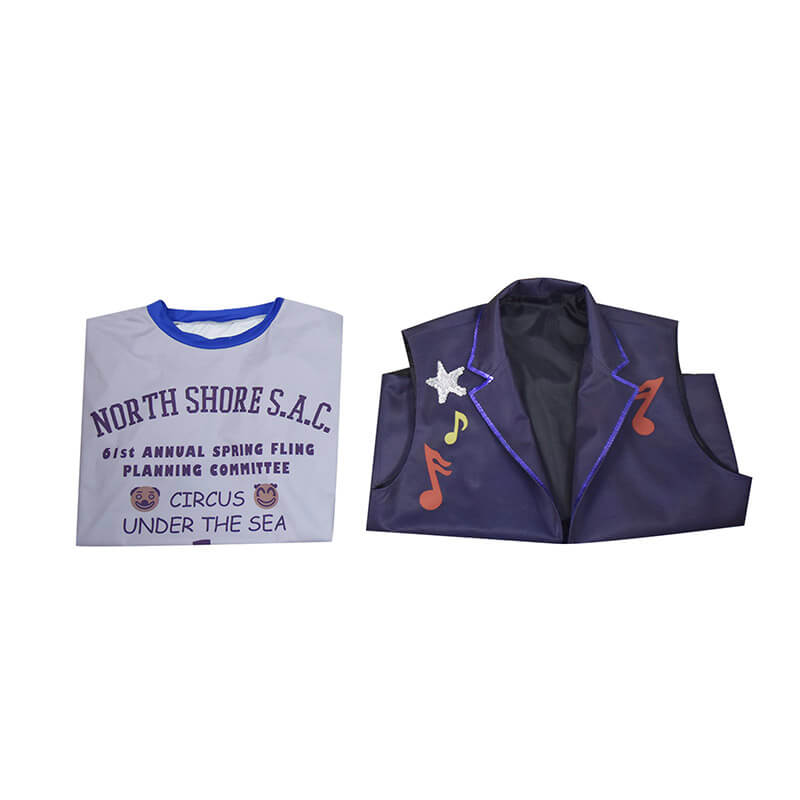 Mean Girls Musical Damian Hubbard Shirt Waistcoat Cosplay Costumes - Image 5