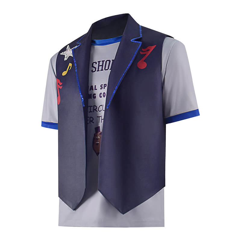 Mean Girls Musical Damian Hubbard Shirt Waistcoat Cosplay Costumes - Image 2
