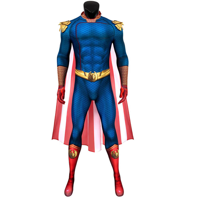 Mens Homelander Costumes The Boys Homelander Cosplay Jumpsuit Halloween Costume Adults - Image 3