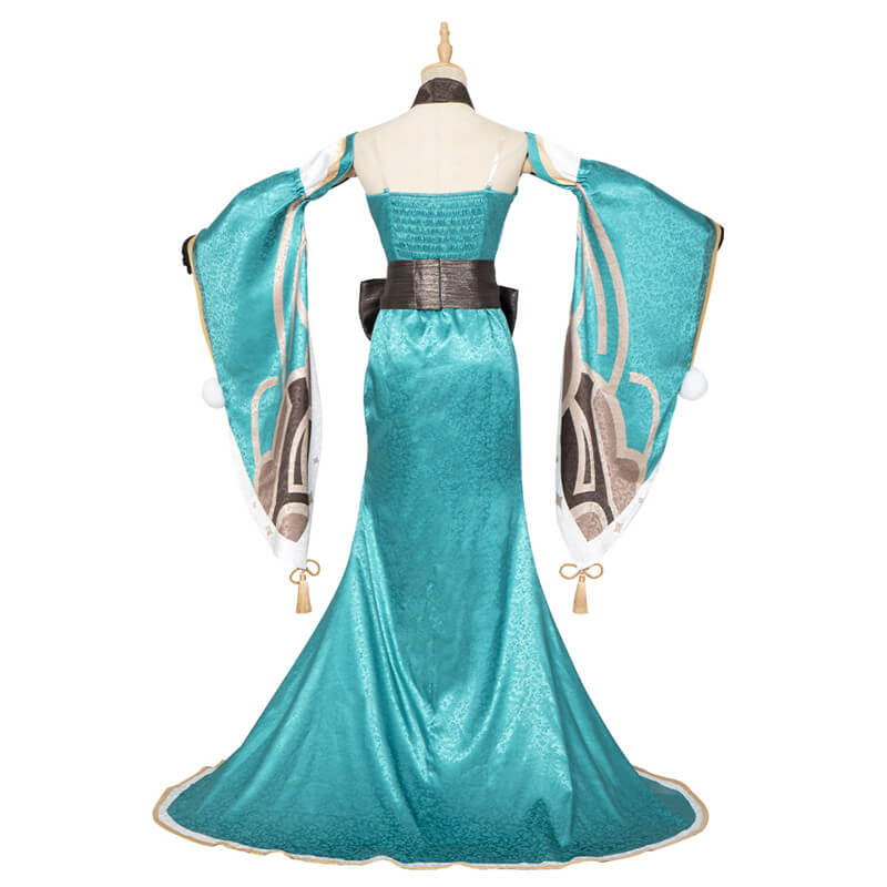 Miss Hina Costumes Genshin Impact Cosplay Outfit Gorou Halloween Carnival Outfi Female - Image 4