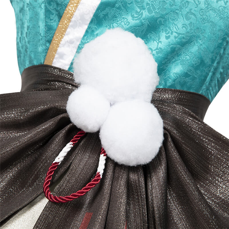 Miss Hina Costumes Genshin Impact Cosplay Outfit Gorou Halloween Carnival Outfi Female - Image 20
