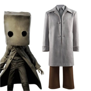 Little Nightmares 2 Mono Halloween Cosplay Costumes Kids Adults