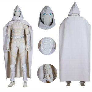 Moon Knight Cosplay Costume Suit Classic Moon Kight White Halloween Cosplay Suit